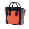 Celine Nano Tricolor Leather Luggage Tote Secondhand