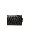 Saint Laurent Grain De Poudre Cassandre Envelope Chain Wallet Secondhand