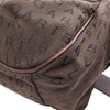 Bvlgari Canvas Logomania Flap Shoulder Bag Secondhand