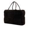 Secondhand Bottega Veneta Small Shearling Intrecciato Arco Tote