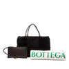 Secondhand Bottega Veneta Small Shearling Intrecciato Arco Tote