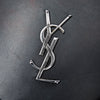 Saint Laurent Leather Monogram Heart Tassel Crossbody Secondhand