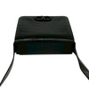 Ferragamo Croc Embossed Leather Gancini Crossbody Secondhand