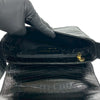 Ferragamo Croc Embossed Leather Gancini Crossbody Secondhand
