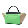 Celine Small Tricolor Leather Trapeze Satchel Secondhand