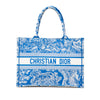 Dior Medium Canvas Embroidered Dioriviera Toile De Jouy Book Tote Secondhand