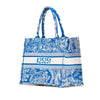Dior Medium Canvas Embroidered Dioriviera Toile De Jouy Book Tote Secondhand