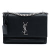 Saint Laurent Medium Grained Calfskin Monogram Sunset Crossbody Secondhand