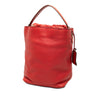Burberry House Check Canvas and Calfskin Ashby Bucket Bag Secondhand