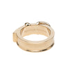 Hermès Gold Plated Buckle Bijouterie Fantaisie Scarf Ring Secondhand
