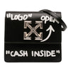 Off-White Glazed Calfskin Cash Inside Jitney 0.7 Bag Secondhand