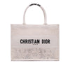 Dior Medium Canvas D Lace Sun Embroidery Book Tote Secondhand
