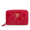 Chanel Quilted Lambskin Acrylic Coco Love Coin Pouch Secondhand