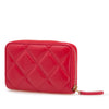 Chanel Quilted Lambskin Acrylic Coco Love Coin Pouch Secondhand