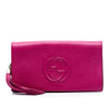 Secondhand Gucci Leather Soho Disco Clutch