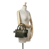 Fendi Zucca Nylon Zip Code Handbag Secondhand