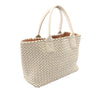 Bottega Veneta Small Lambskin Intreccio Cabat Tote Secondhand