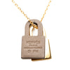 Hermès Gold Plated Swift O Kelly Pendant Necklace Secondhand
