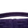 Fendi Zucca Embossed Velvet Baguette Satchel Secondhand