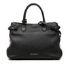 Burberry Medium Leather and House Check Banner Satchel Secondhand