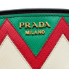 Prada Small Saffiano Trimmed City Calf Greca Esplanade Satchel Secondhand