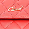 Chanel Quilted Lambskin Camellia Charms Wallet on Chain Secondhand
