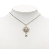 Chanel CC Brass Strass Pendant Necklace Secondhand