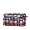 Chanel CC Nylon Tweed Print Single Flap Secondhand
