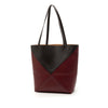 LOEWE Medium Bicolor Shiny Calfskin Puzzle Fold Tote Secondhand