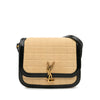 Saint Laurent Medium Quilted Suede Monogram Solferino Crossbody Secondhand