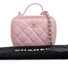 Chanel Mini CC Glazed Calfskin Double Zip Top Handle Vanity Case Secondhand