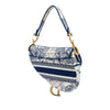 Dior Canvas Embroidered Around the World Saddle Bag Secondhand