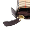 Burberry Haymarket Check Canvas Handbag Secondhand