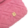Fendi Embossed Terry Cloth FF 1974 Convertible Belt Baguette Secondhand