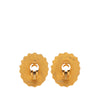 Hermès Gold Plated Sun Clip On Earrings Secondhand
