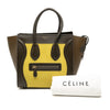 Celine Micro Tricolor Leather Luggage Tote Secondhand