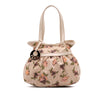 Fendi Mini Zucca Canvas Rose Printed Chef Handbag Secondhand