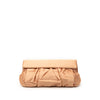 Miu Miu Pleated Satin Flap Clutch Secondhand