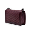Chanel Medium Quilted Goatskin and Patent Boy Flap Secondhand