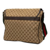 Gucci GG Canvas Web Flap Messenger Bag Secondhand