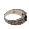 Gucci Sterling Silver Interlocking G Arabesque Ring Secondhand