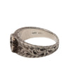 Gucci Sterling Silver Interlocking G Arabesque Ring Secondhand
