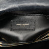 Saint Laurent Medium Chevron Sheepskin Monogram College Satchel Secondhand