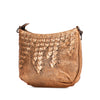 Bottega Veneta Intrecciato Trimmed Metallic Leather Crossbody Secondhand