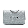 Chanel Small Quilted Metallic Caviar CC Filigree Flap Secondhand