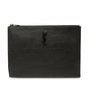 Secondhand Saint Laurent Croc Embossed Leather Monogram iPad Case