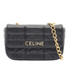 Celine Leather Matelasse Chain Bag Secondhand