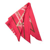 Secondhand Hermès Bolduc Silk Pointu Triangle Scarf 90