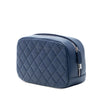Chanel Large Quilted Lambskin Curvy Cosmetic Pouch Secondhand