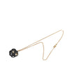 Chanel CC Gold Plated Enamel Camellia Pendant Necklace Secondhand